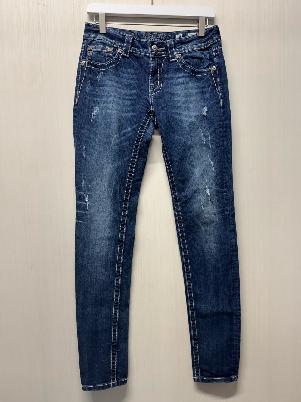 Miss Me Fleur de Lis Skinny Jeans